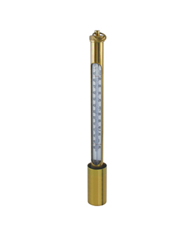 2128 MARINE THERMOMETER WITH BRASS CASE