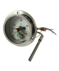 2408 CAPILLARY THERMOMETER WITH C SHAPE TUBE, WITH ELECTRIC CONTACT