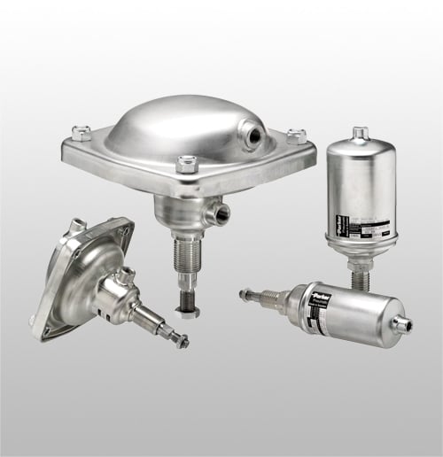 Pnömatik - Diyaframlı Pres Silindirler (PKP)