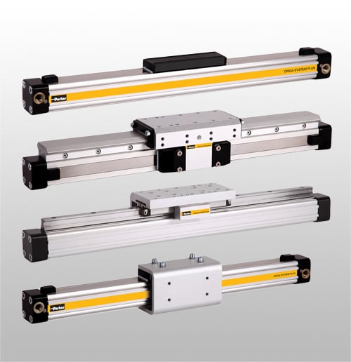 Pnömatik - OSPP ve OSPL Serisi Milsiz Silindirler (HİDROPAKS PNÖMATİK)